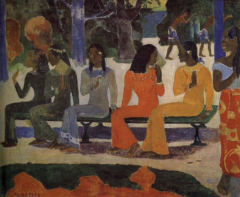 Paul Gauguin Market Norge oil painting art